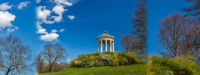 Stadt Urlaub München - Eine grüne Oase mitten in München - Der Englische Garten ist mit einer Fläche von rund 640 Fußballfeldern einer der größten innerstädtischen Parks der Welt.